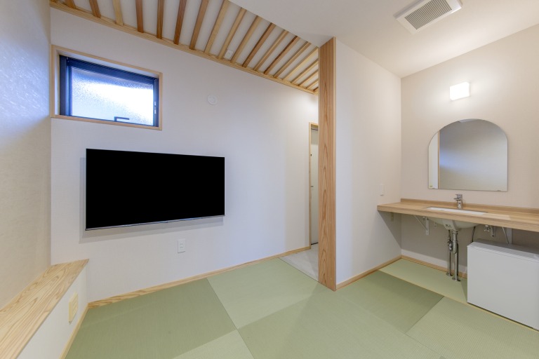 個室温泉おふゆ　B棟5号室脱衣室