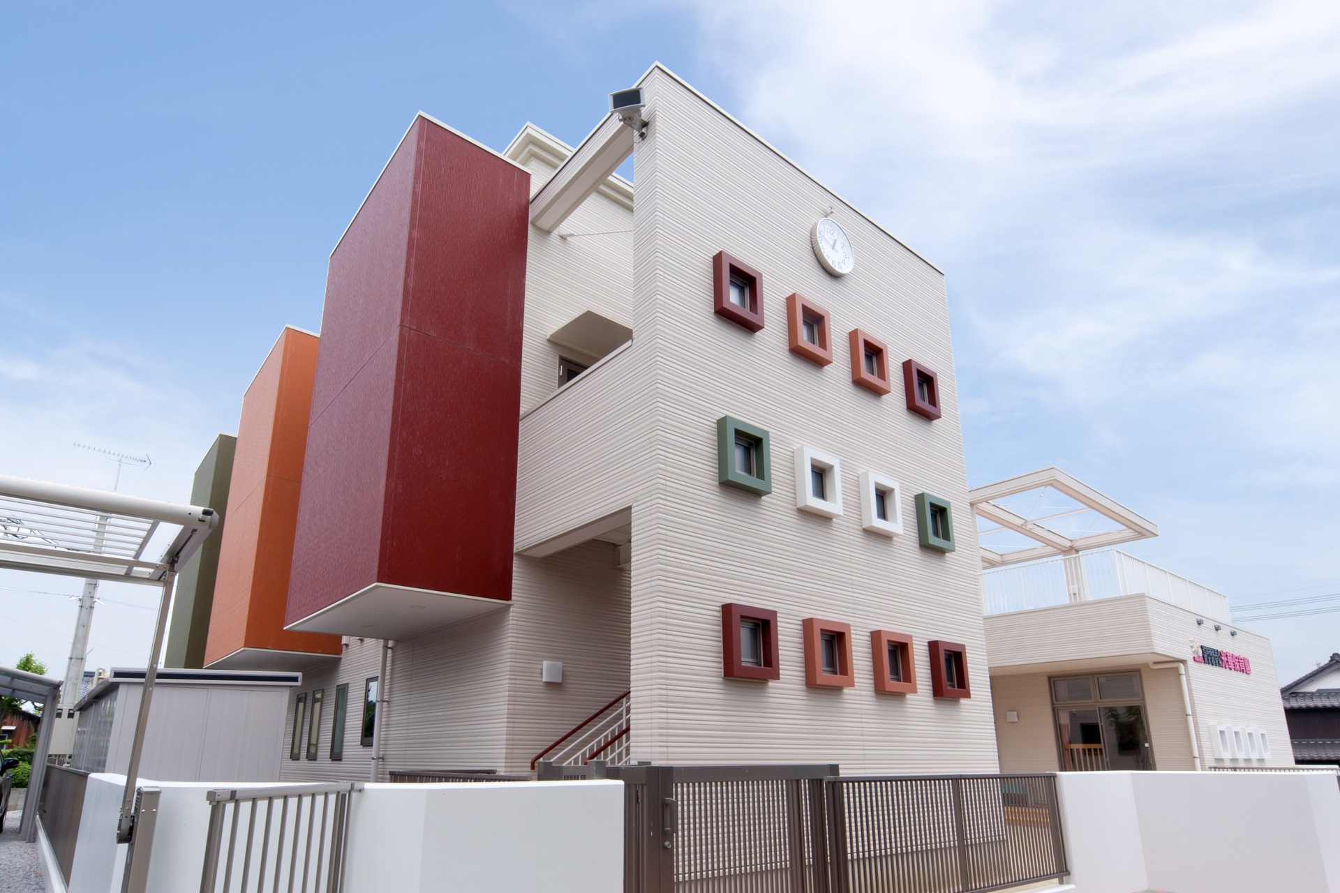 文化・教育施設 - 四日市こども園(四日市児童クラブ・四日市第2児童クラブ)　新築工事