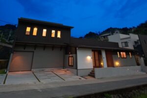 渡邉邸　夜景北西面