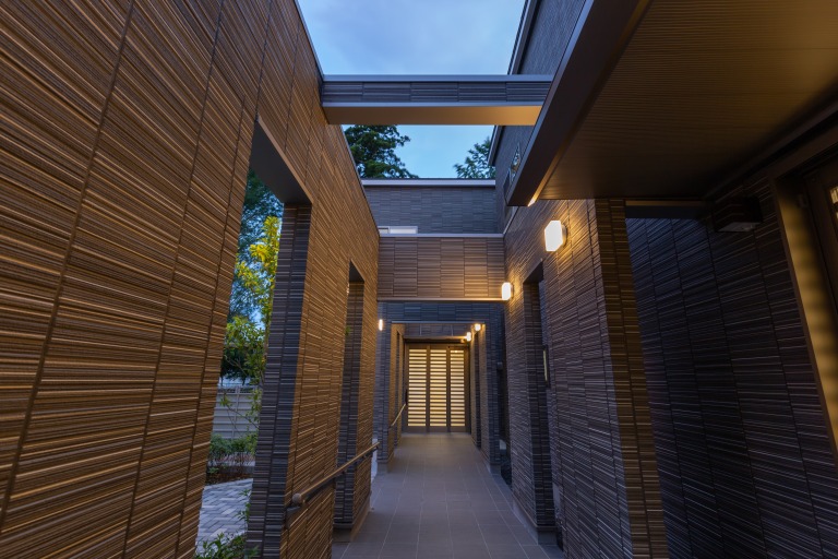 美久の杜別館　スロープ夜景