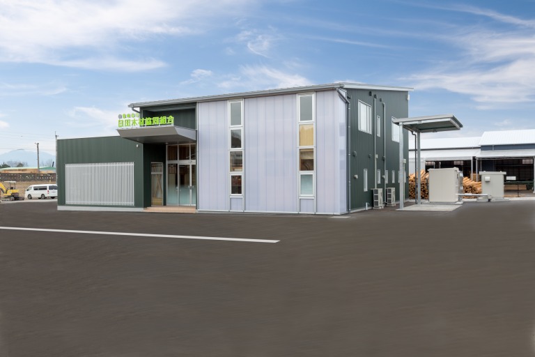 日田木材　事務所棟外観北東面