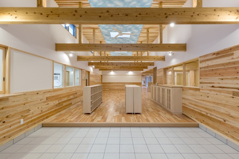 わさだりすの森保育園　玄関ﾎｰﾙ