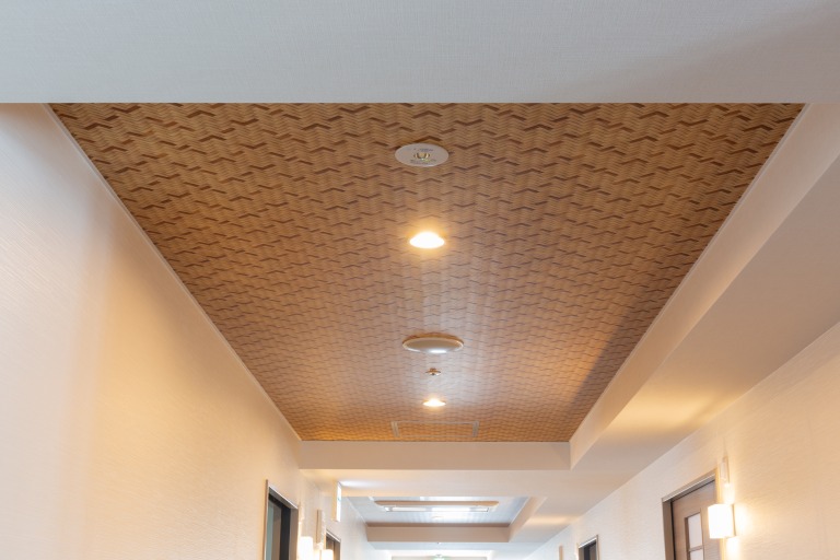 にじいろいろどり　3F廊下天井